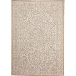 Benuta Alfombra de exterior & interior crema/beige 120x170