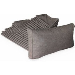 Alice's Garden Fundas de cojín para conjunto de jardín tripoli, gris jaspeado