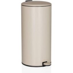 hjh OFFICE Cubo de basura de de 30 litros beige