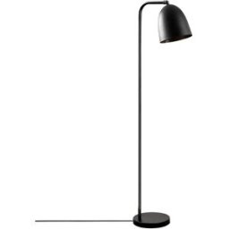 Wonderlamp Lámpara de pie negro y pantalla de cúpula orientable