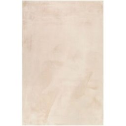 Esprit Alfombra de piel de conejo artificial suave blanco beige 230x160