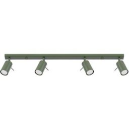 Sollux Lighting Lámpara de techo verde oliva acero alt. 81 cm