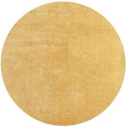 The carpet Alfombra antideslizante lavable, oro, 200 cm, redondo
