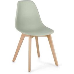 Bizzotto Juego 4 sillas haya verde