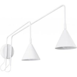 Sollux Lighting Aplique blanco acero alt. 30 cm