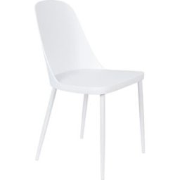 White label Silla de polipropileno blanco