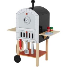 Teamson Horno de pizza de juguete exterior, 83cm, multicolor