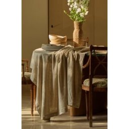 Calma House Mantel Lino Piedra 160x160