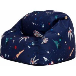 Icon Puf sillón infantil con estampado de galaxia