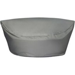 Beliani Funda de protección impermeable 170 cm 160 cm 75 cm gris