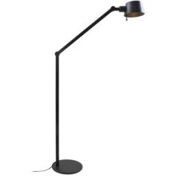 Lucande Lámpara de pie de metal negro