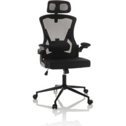 hjh OFFICE Silla de oficina profesional tela / tejido de malla negro