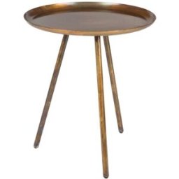 White label Mesa auxiliar de metal cobre