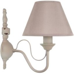 Tosel Lámpara de pared metal taupe pantalle taupe