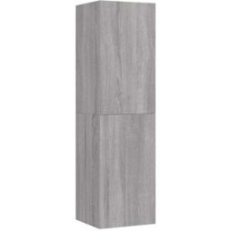 Maison Chic Mueble tv de pared madera gris sonoma 30,5x30x110 cm