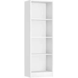 VASAGLE Estantería infantil de 4 niveles de color blanco