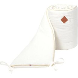 Sevira Kids Protector de cuna reversible bebé muselina de algodón