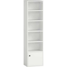 Homcom Estantería para libros 40x30x156 cm blanco