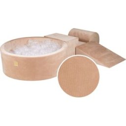 MeowBaby Parque infantil - bloques de escalada con piscina de bolas para niños