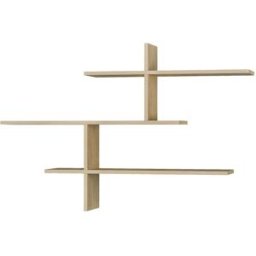 Drawer Estantería de pared de madera l123cm - madera clara