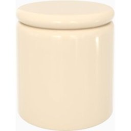 Maison Pavane Mesa auxiliar de mdf lacado en blanco roto, ø40 cm