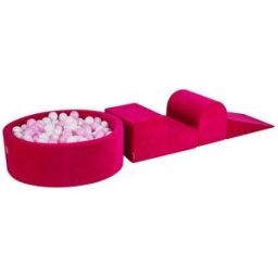 MeowBaby Parque infantil - bloques de escalada con piscina de bolas para niños