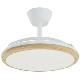 Sulion Ventilador techo DC 3 palas blanco verano/invierno Ø89cm