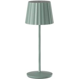 LUMISKY Lámpara de mesa inalámbrica verde h30cm