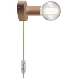 Creative Aplique de madera con cable de yute