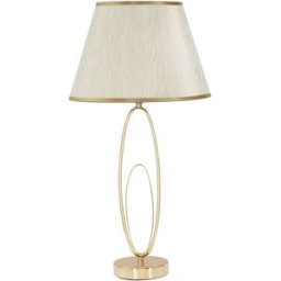 Mauro Ferretti Lámpara de mesa de metal dorado ø 30x58 cm