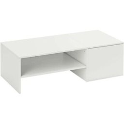 Homcom Mesa de centro 110x52x36 cm blanco