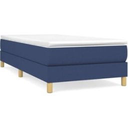 Maison Chic Estructura de cama camas para adulto de tela negro 100x200 cm