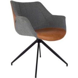 Zuiver Sillón de oficina de poliéster gris