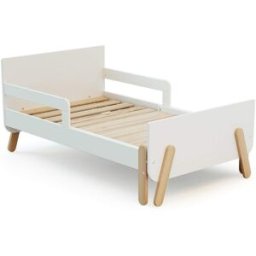 Webaby Cama infantil extensible de madera 80x140-165-190 - blanca