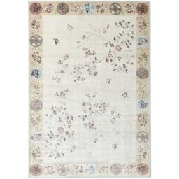 Gino Falcone Alfombra tejida a máquina de viscosa - beige, 120x170 cm.