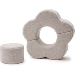MeowBaby Parque de juegos de espuma para niños - gris claro