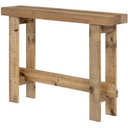 Hannun Recibidor/consola estrecha de madera maciza de abeto