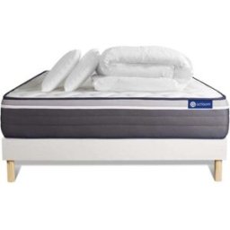 Actisom Pack colchón blanco espuma viscoelástica 160 x 200