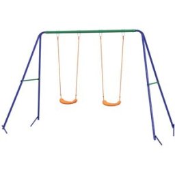 Outsunny Columpio infantil 269x160x180 cm multicolor
