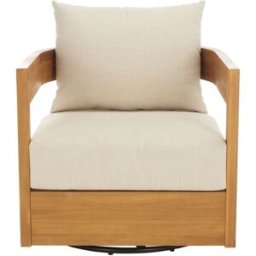 Safavieh Bañera para pájaros de madera/tela/espuma, beige