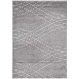 Carpet Living Alfombra de decoración en tela gris 133x190cm