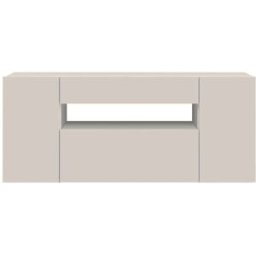 Whous Aparador 3 puertas 1 cajón 180 cm efecto madera color blanco brillo