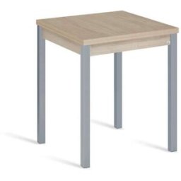 Portus Mesa de cocina alta extensible libro 80(160)x80cm roble pata gris