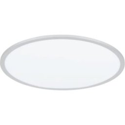Lindby Lámpara de techo led de plástico gris