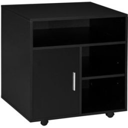 Homcom Soporte para impresora 60x50x65.5 cm negro