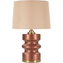 Mauro Ferretti Lámpara de mesa de cristal marrón ø 36,5x56,5 cm