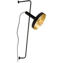 FARO BARCELONA Aplique acero negro 25x43x84 cm