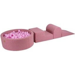 MeowBaby Parque infantil - bloques de escalada con piscina de bolas para niños