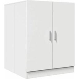 Maison Chic Armario de lavadora madera blanco 71x71,5x91,5 cm
