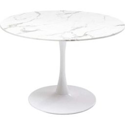 Kare Design Mesa redonda blanca 110cm